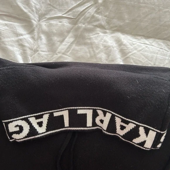 Black sweater with White Stripes - Picture 6 of 8